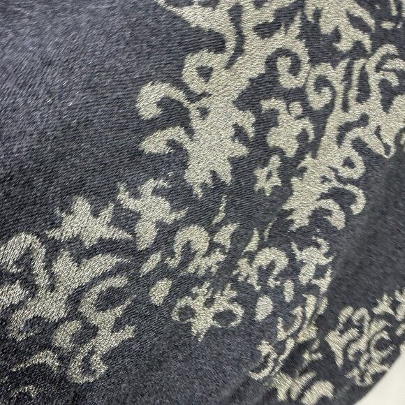 Adrianna Papell Women's Gray Metallic Boat Neck Pull Over Sweater Size Large NWT - Picture 6 of 10